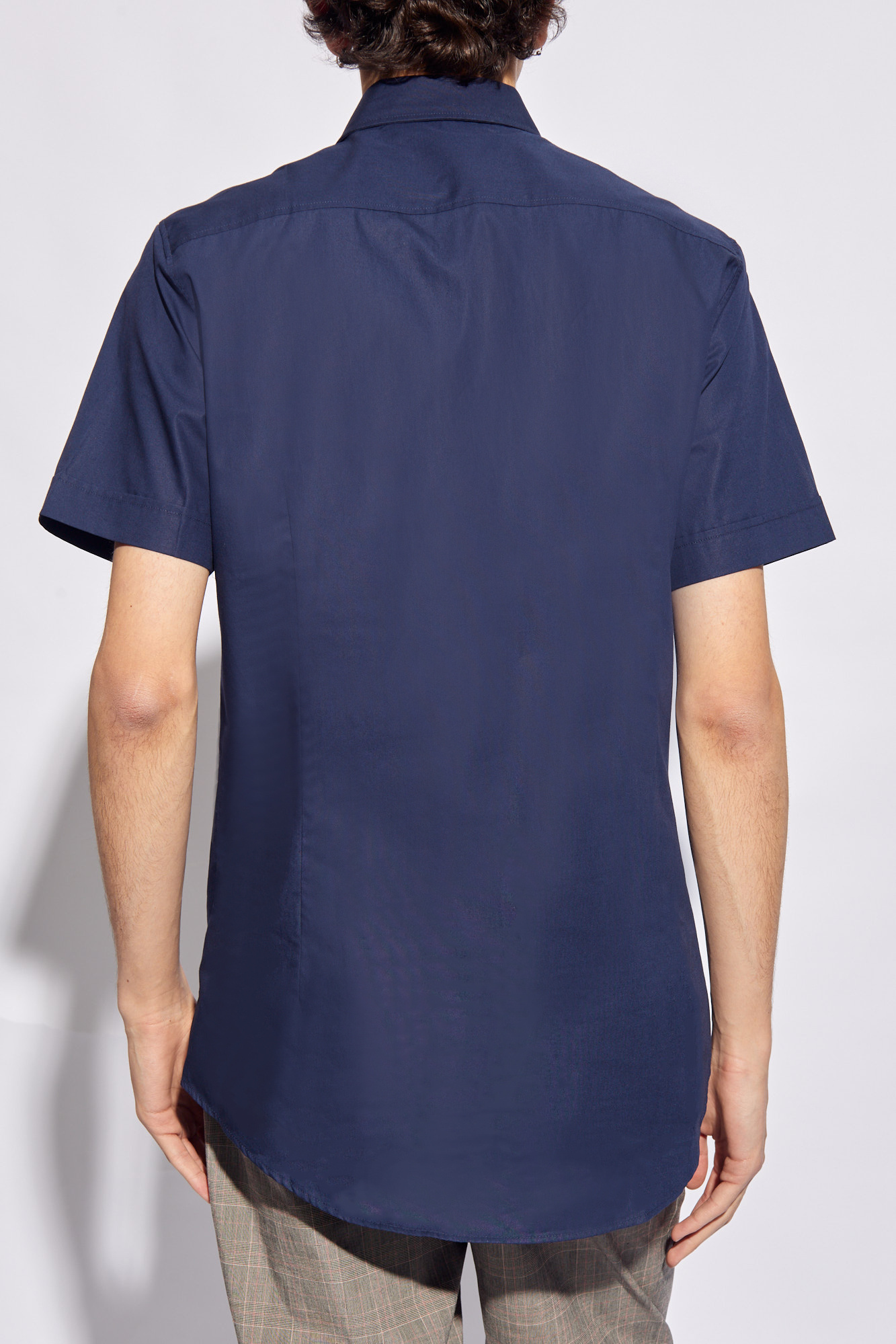 Vivienne westwood navy sale short sleeve shirt